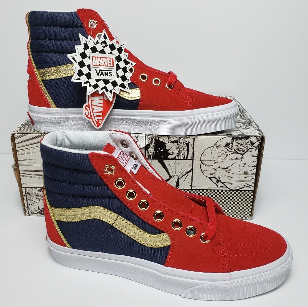 Vans SK8-Hi Marvel Captain Marvel High Tops